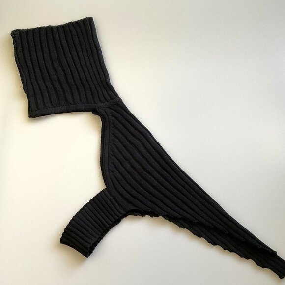 NEW BACKLESS KNIT TURTLE NECK CROP TOP - Picture 8 of 16